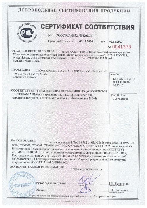 Сертификат на розовый мрамор в Санкт-Петербурге 