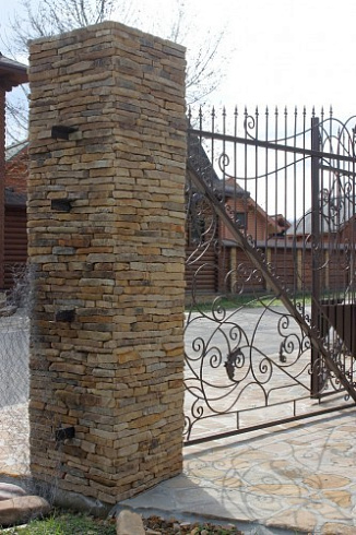 Kamenclub.ru: Песчаник (хворост) art PSG-5-06  купить в Санкт-Петербурге    1 900 руб/кв.м   фото КАМЕНЬ КЛУБ