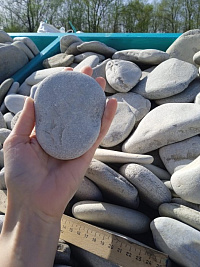 Галька черноморская фр. 100-150 мм.  купить в Санкт-Петербурге фото Камень Клуб