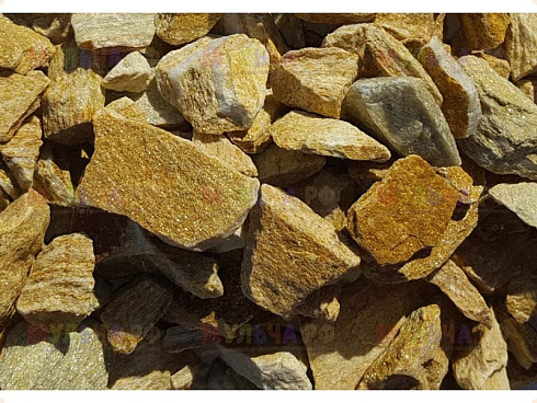 Kamenclub.ru: Щебень крошка желтый (ЗЛАТОЛИТ) фр. 20-40 мм.  купить в Санкт-Петербурге златолит бежевый, золотистый, желтый декоративная каменная крошка 10800 руб/т   фото КАМЕНЬ КЛУБ