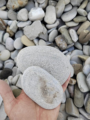 Галька черноморская фр. 50-100 мм.  купить в Санкт-Петербурге фото Камень Клуб