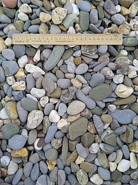 Галька Крымский берег МИКС фр. 20-40 мм.  купить в Санкт-Петербурге фото Камень Клуб