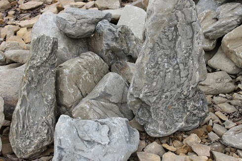 Kamenclub.ru: Песчаник декоративный ландшафтный (фр. 300-500 мм)  купить в Санкт-Петербурге песчаник желтый рыжий серый зеленый валун речной окатанный природный песчаника 4 500 руб/т   фото КАМЕНЬ КЛУБ