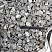 Kamenclub.ru: Щебень галтованный черный (мрамор) фр.40-70 мм.  купить в Санкт-Петербурге мрамор черный с белыми прожилками, черный, белый щебень галтованный округлый 13500 руб/т   фото КАМЕНЬ КЛУБ