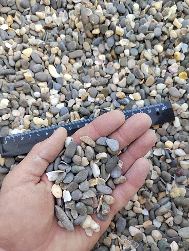 фото Галька крымская прибрежная фр. 5-10 мм. в интернет-портале КАМЕНЬ КЛУБ