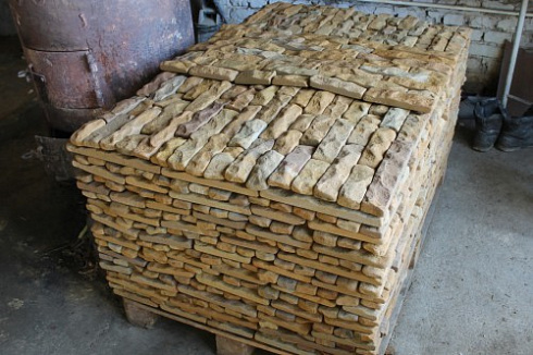 Kamenclub.ru: Песчаник (плитка) art PSG-5-02  купить в Санкт-Петербурге    2400 руб/кв.м   фото КАМЕНЬ КЛУБ