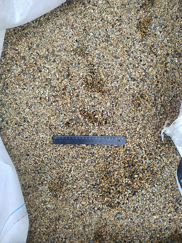 Галька речная окат (рыжая) фр.3-5 мм купить в Санкт-Петербурге 