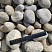 Kamenclub.ru: Галька речная окат (серо-белая) фр. 70-120 мм купить  в Санкт-Петербурге галька галечник бело-серая, серо-белая, серая, белая речная природная галька  8000 руб/т   фото КАМЕНЬ КЛУБ