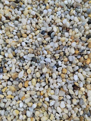 фото Галька крымская жемчужная фр. 3-5 мм. купить в Санкт-Петербурге  в интернет-портале КАМЕНЬ КЛУБ
