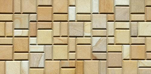 Kamenclub.ru: Песчаник (Римская кладка) art PSG-L-02  купить в Санкт-Петербурге    3750 руб/кв.м   фото КАМЕНЬ КЛУБ