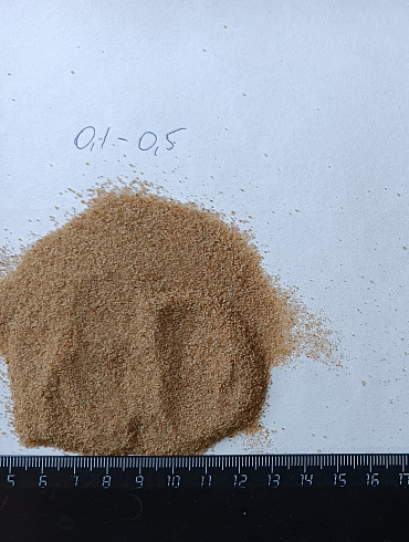 Кварцевый песок для площадок фр. 0,1-0,5 мм.  купить в Санкт-Петербурге фото Камень Клуб