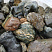 Kamenclub.ru: Ландшафтные валунчики фр.100-500 мм.  купить в Санкт-Петербурге крупный природный камень серый, темно-серый, светло-серый речной валун крупный 4800 руб/т   фото КАМЕНЬ КЛУБ