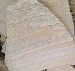 Kamenclub.ru: Песчаник пластушка желтый с рисунком (4-6 см)  купить в Санкт-Петербурге плитняк пластушка желтый с рисунком песчаник 9 000 руб/м3   фото КАМЕНЬ КЛУБ