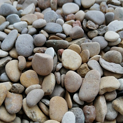 Галька каспийская фр. 3-10 мм.  купить в Санкт-Петербурге фото Камень Клуб