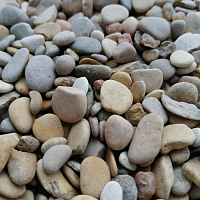 Галька каспийская фр. 3-10 мм.  купить в Санкт-Петербурге фото Камень Клуб