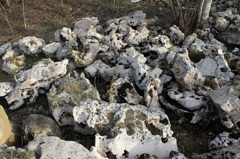 Kamenclub.ru: Выветренный известняк (степной) фр. 500-1500 мм.  купить в Санкт-Петербурге    10000 руб/т   фото КАМЕНЬ КЛУБ