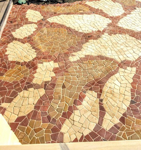 Kamenclub.ru: Песчаник брусчатка (Готика) art PSG-L-01  купить в Санкт-Петербурге    2300 руб/кв.м   фото КАМЕНЬ КЛУБ