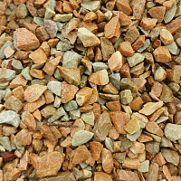 Kamenclub.ru: Щебень крошка желтый (ЗЛАТОЛИТ) фр. 10-20 мм.  купить в Санкт-Петербурге златолит бежевый, золотистый, желтый каменная декоративная крошка щебня златолита 10800 руб/т   фото КАМЕНЬ КЛУБ